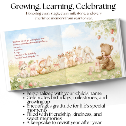 Personalized Birthday Book | Custom Birthday Storybook for Kids | Birthday Keepsake Gift | Child Name Story Book