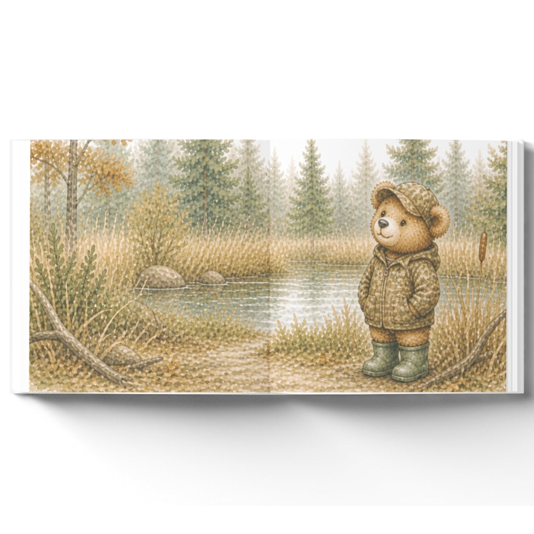 Personalized Hunting Dad Book, Fathers Day Gift From Kids, Custom Outdoorsman Daddy Story Keepsake