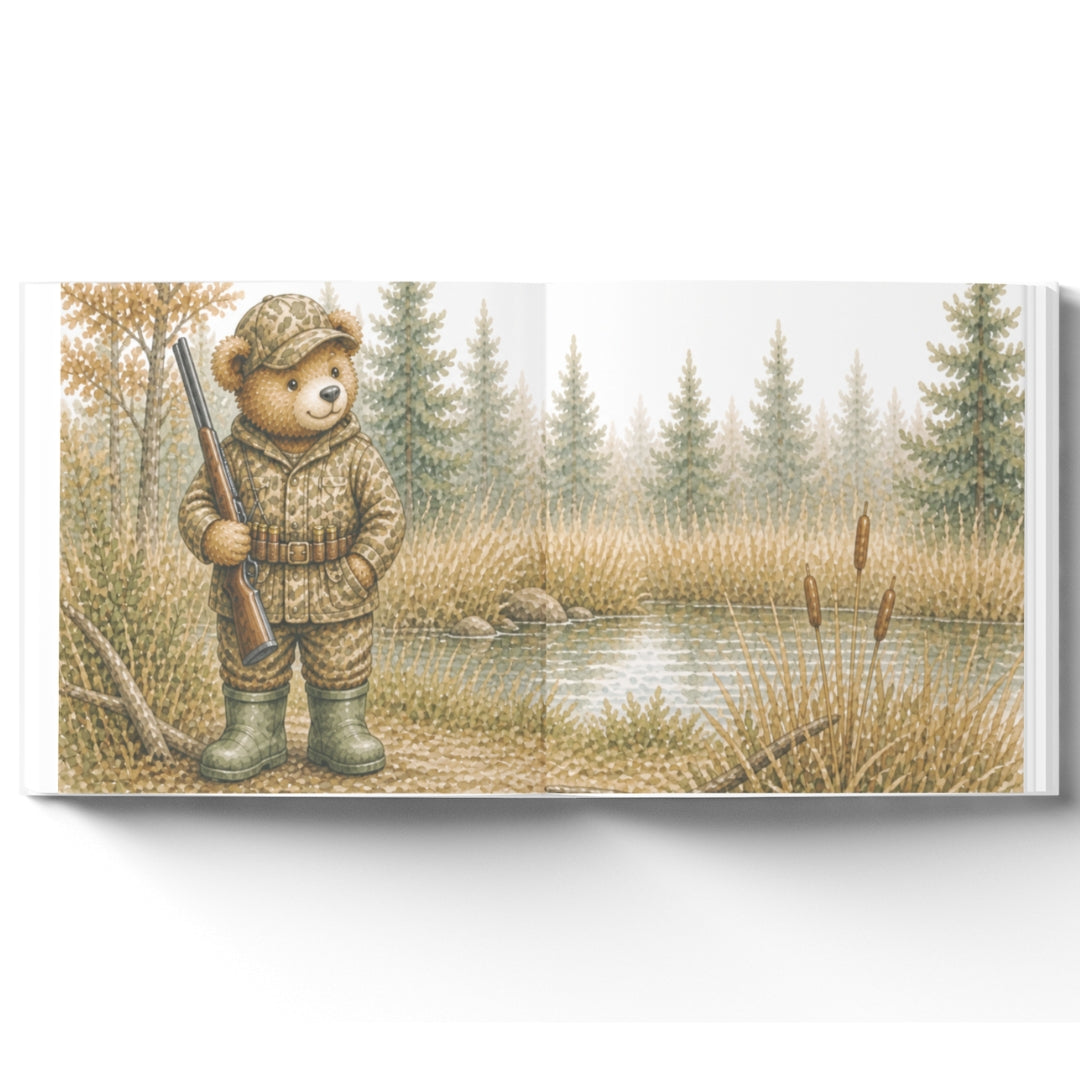 Personalized Hunting Dad Book, Fathers Day Gift From Kids, Custom Outdoorsman Daddy Story Keepsake