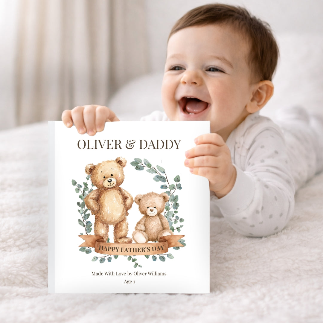 Father's Day Gift from Kids, Gift for Dad from Child, First Fathers Day, Personalized Children's Book, Gift for Dad, Birthday Gift for Dad