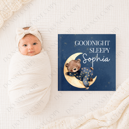 Personalized Bedtime Story Book, Custom Goodnight Book for Kids, Personalized Children's Book, Toddler Gift, Baby Keepsake, Name Storybook