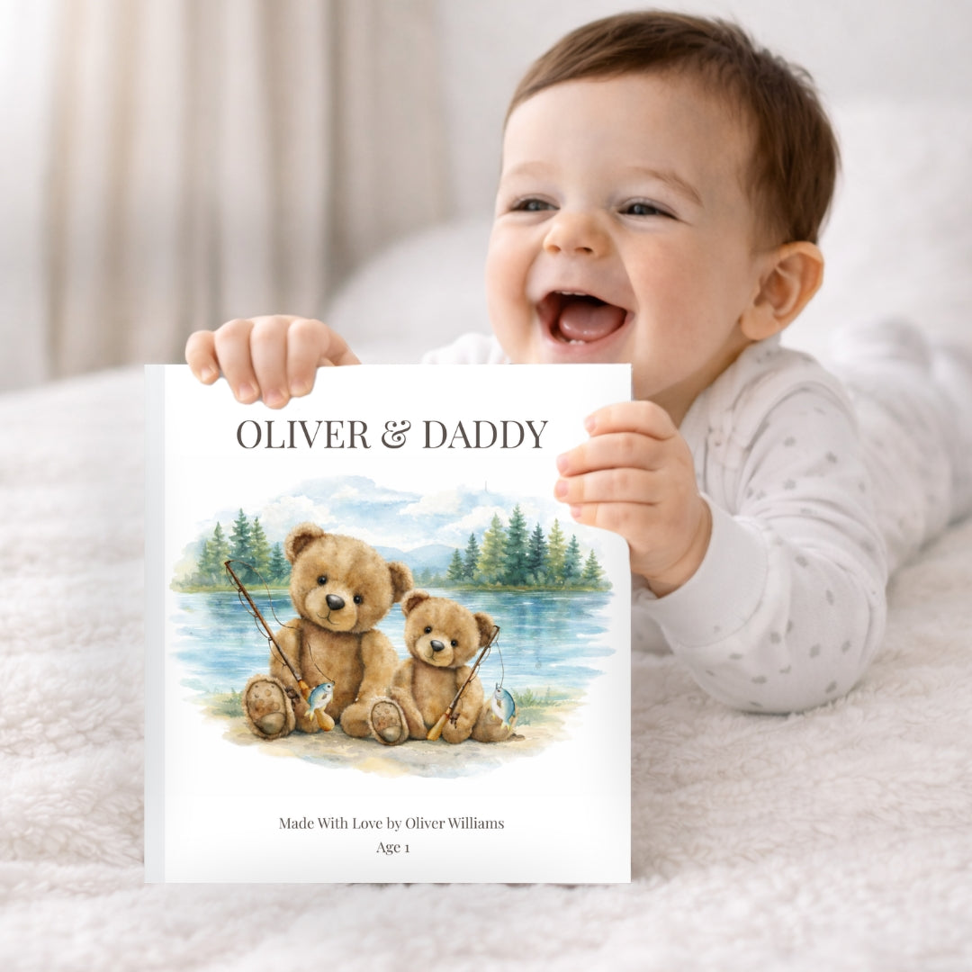 Fishing Gift for Dad, Custom Father’s Day Book, Personalized Daddy Fishing Story, Keepsake Gift from Child