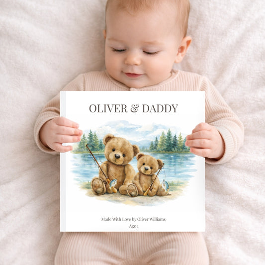 Fishing Gift for Dad, Custom Father’s Day Book, Personalized Daddy Fishing Story, Keepsake Gift from Child