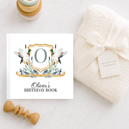 Personalized Birthday Memory Book, Birthday Keepsake, 18 Year Birthday Tradition, First Birthday to 18 Gift