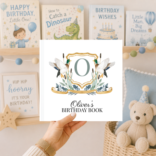 Personalized Birthday Memory Book, Birthday Keepsake, 18 Year Birthday Tradition, First Birthday to 18 Gift