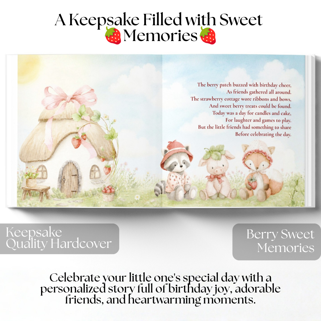 Personalized Birthday Book | Custom Birthday Storybook for Kids | Birthday Keepsake Gift | Child Name Story Book