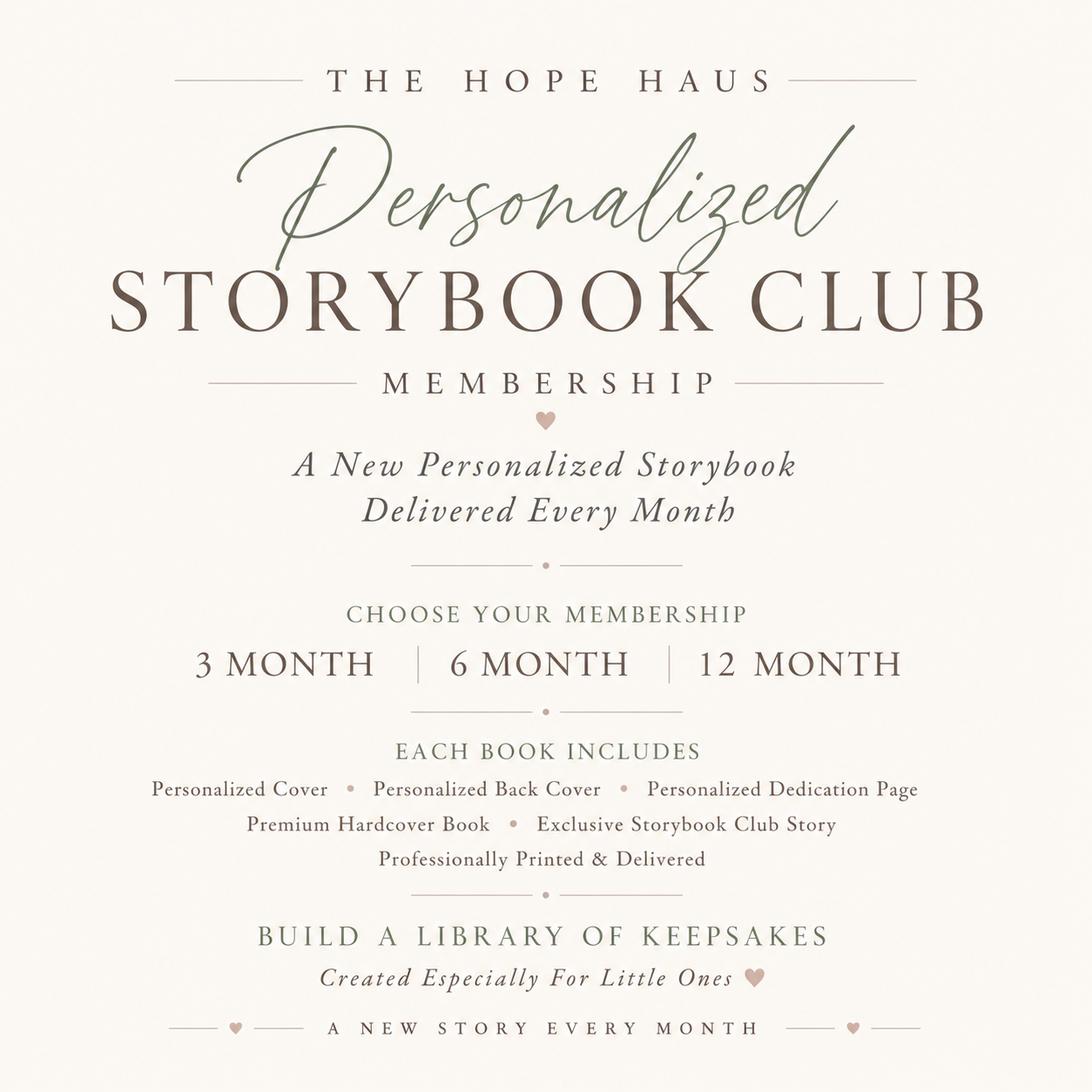 Personalized Children's Book Club Subscription